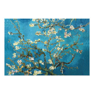 Vincent van Gogh, Blossoming Almond Tree. Vintage Photo Print
