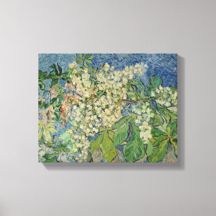 Vincent van Gogh   Blossoming Chestnut Branches Canvas Print