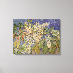 Vincent van Gogh - Blossoming Chestnut Branches Canvas Print