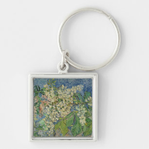 Vincent van Gogh   Blossoming Chestnut Branches Key Ring