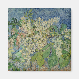 Vincent van Gogh   Blossoming Chestnut Branches Magnet
