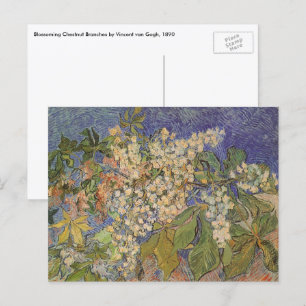 Vincent van Gogh - Blossoming Chestnut Branches Postcard