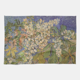 Vincent van Gogh - Blossoming Chestnut Branches Tea Towel
