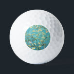 Vincent van Gogh Blossomong Almond Tree    Golf Balls<br><div class="desc">Vincent van Gogh.  Blossomong Almond Tree. Blooming almond tree branch. Almond branches with pink flowers on a blue background. Reproduction of famous works of art  images in the public domain.</div>
