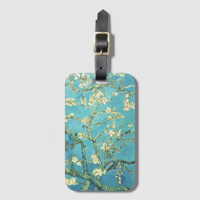 Vincent van Gogh Blossomong Almond Tree    Luggage Tag (Front Vertical)