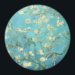 Vincent van Gogh Blossomong Almond Tree Magnet<br><div class="desc">Vincent van Gogh.  Blossomong Almond Tree. Blooming almond tree branch. Almond branches with pink flowers on a blue background. Reproduction of famous works of art  images in the public domain.</div>