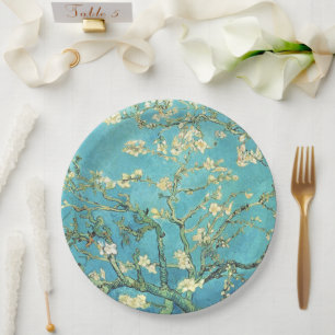 Vincent van Gogh Blossomong Almond Tree      Paper Plate