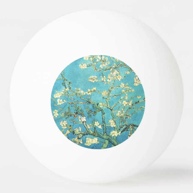 Vincent van Gogh Blossomong Almond Tree   Ping Pong Ball (Front)