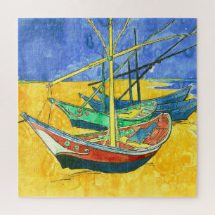 Vincent van Gogh Boats at Saintes-Marie watercol Jigsaw Puzzle