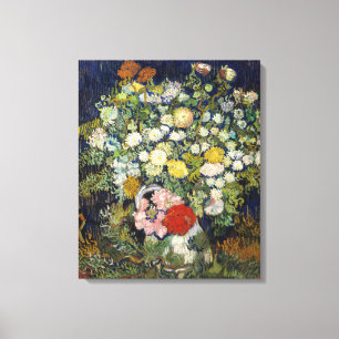 Vincent van Gogh - Bouquet of Flowers in a Vase Canvas Print
