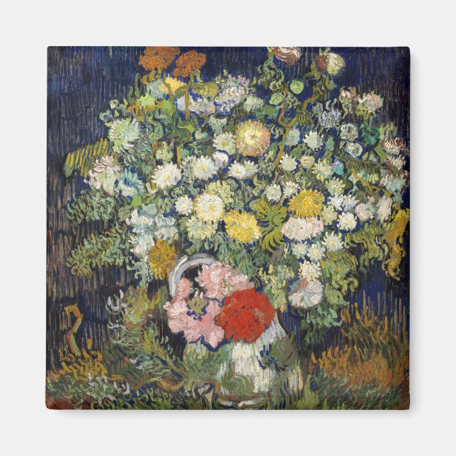 Vincent van Gogh - Bouquet of Flowers in a Vase Magnet (Front)