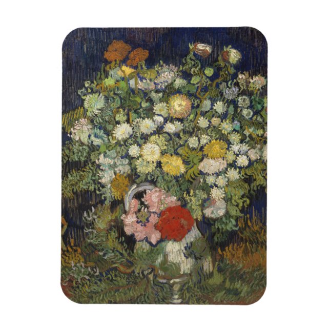 Vincent Van Gogh | Bouquet of Flowers in a Vase Magnet (Vertical)