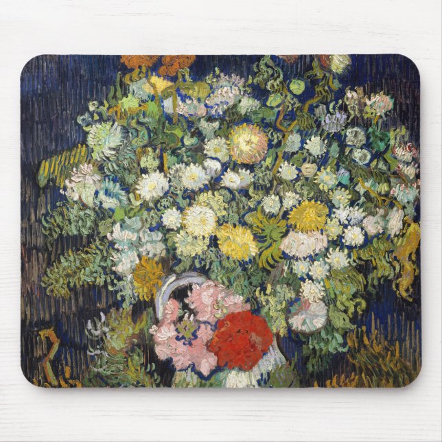 Vincent van Gogh - Bouquet of Flowers in a Vase Mouse Mat (Front)