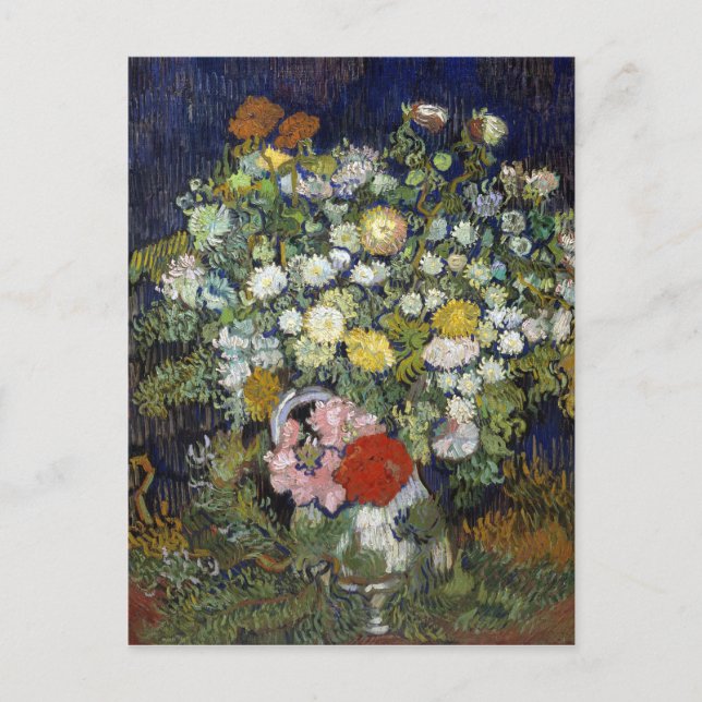 Vincent van Gogh Bouquet of Flowers in a Vase Postcard (Front)