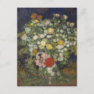 Vincent Van Gogh   Bouquet of Flowers in a Vase Postcard