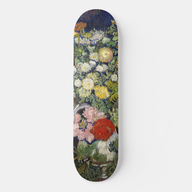Vincent van Gogh - Bouquet of Flowers in a Vase Skateboard (Front)