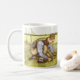 Vincent van Gogh - Boy Cutting Grass with Sickle Coffee Mug