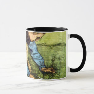 Vincent Van Gogh - Boy Cutting Grass with Sickle Mug