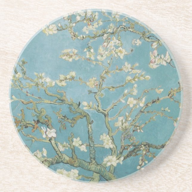 Vincent Van Gogh Branches of Almond Tree Coaster (Front)