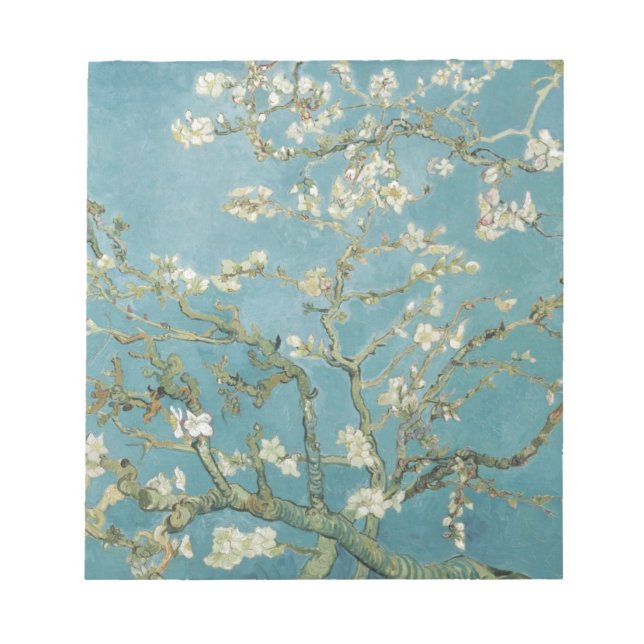 Vincent Van Gogh Branches of Almond Tree Notepad (Front)