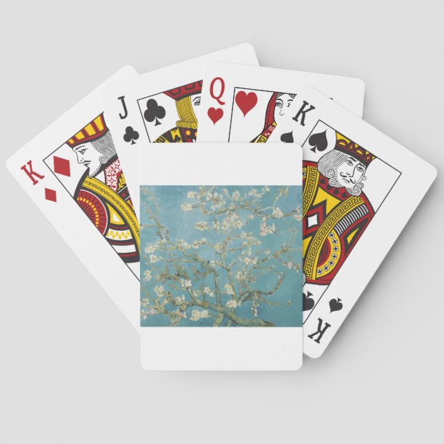 Vincent Van Gogh Branches of Almond Tree Playing Cards (Back)