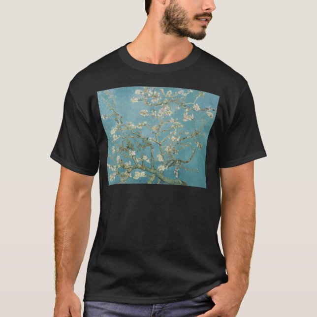 Vincent Van Gogh Branches of Almond Tree T-Shirt (Front)