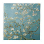 Vincent Van Gogh Branches of Almond Tree Tile<br><div class="desc">Vincent Van Gogh Branches of Almond Tree --Almond Blossoms was painted in 1890 in honour of a special event in Vincent's life. On January 31, Vincent's brother Theo and his wife Johanna had a son, and they named him Vincent Willem. Vincent painted this branch of blossoming almond in celebration of...</div>