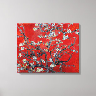 Vincent van Gogh Branches with Almond Blossom Canvas Print