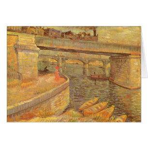 Vincent van Gogh Bridges Across the Seine Asnieres