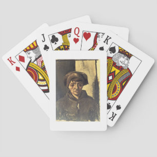 Vincent van Gogh Bust of a Peasant, 1884 Playing Cards