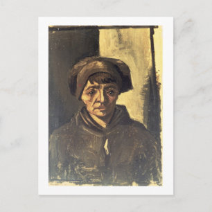 Vincent van Gogh Bust of a Peasant, 1884 Postcard