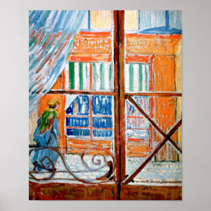 Vincent Van Gogh - Butchers Shop From A Window Poster