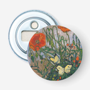 Vincent van Gogh - Butterflies and Poppies Bottle Opener