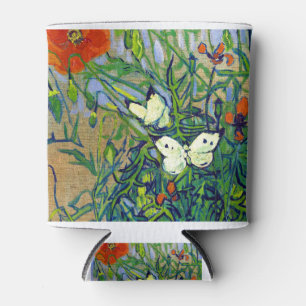 Vincent van Gogh Butterflies and Poppies Can Cooler