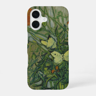 Vincent van Gogh - Butterflies and Poppies iPhone 16 Case