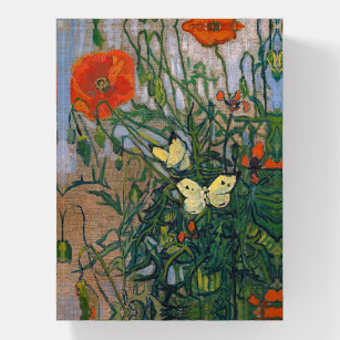 Vincent van Gogh - Butterflies and Poppies Paperweight