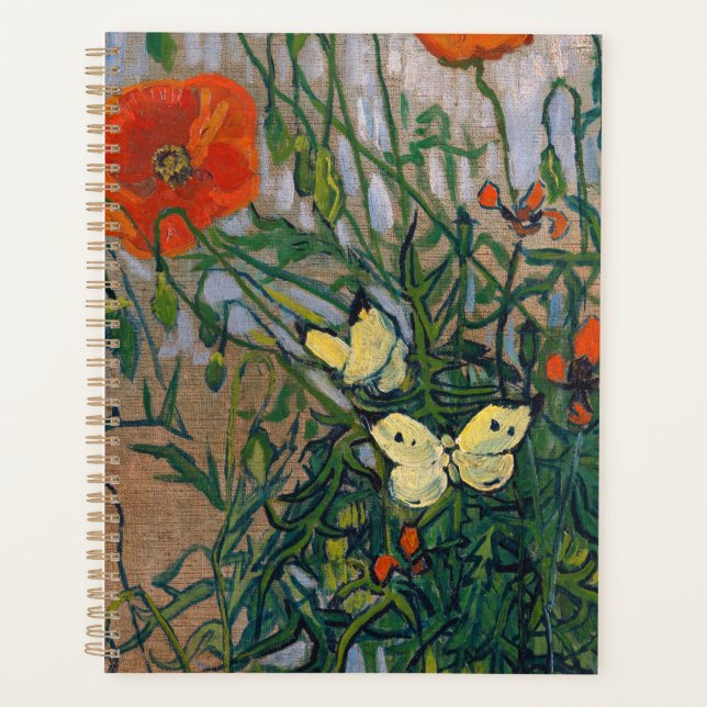 Vincent van Gogh - Butterflies and Poppies Planner (Front)