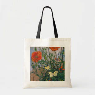 Vincent van Gogh - Butterflies and Poppies Tote Bag
