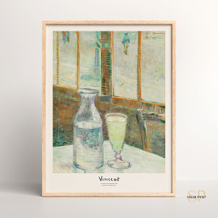 Vincent van Gogh Cafe Table With Absinthe Fine Art Poster