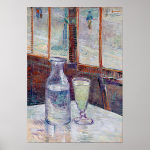Vincent van Gogh Café Table with Absinthe Poster