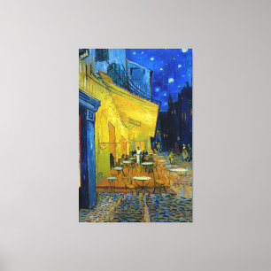 Vincent van Gogh Café Terrace at Night (1888) Canvas Print