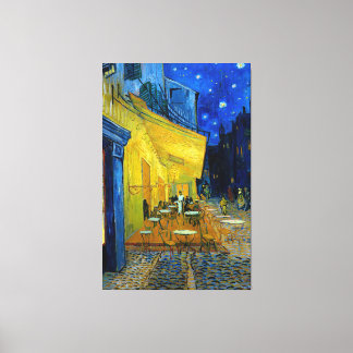 Vincent van Gogh Café Terrace at Night (1888) Canvas Print