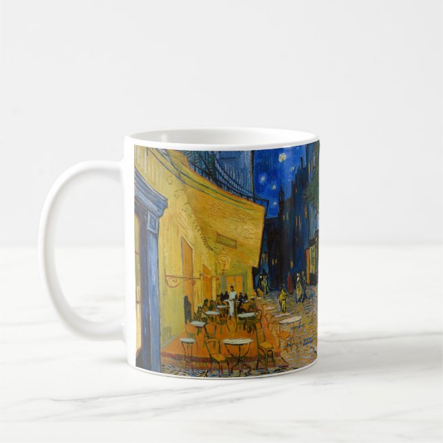 Vincent van Gogh - Cafe Terrace at Night Coffee Mug (Left)