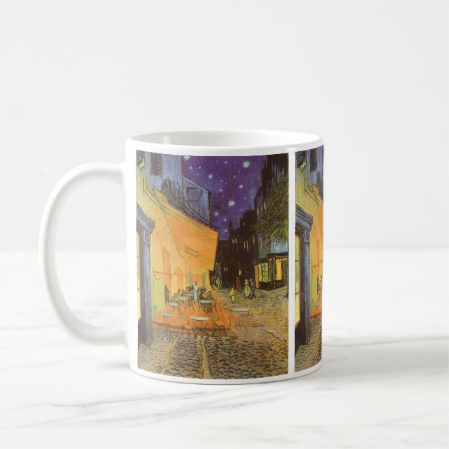 Vincent van Gogh - Cafe Terrace at Night Coffee Mug (Left)