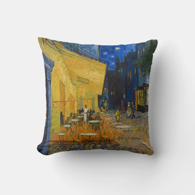 Vincent van Gogh - Cafe Terrace at Night Cushion (Front)