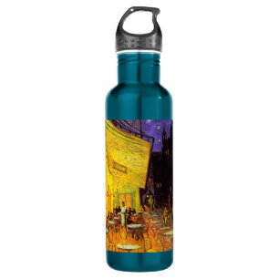 Vincent Van Gogh Cafe Terrace At Night Fine Art 710 Ml Water Bottle