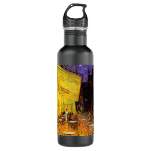 Vincent Van Gogh Cafe Terrace At Night Fine Art 710 Ml Water Bottle