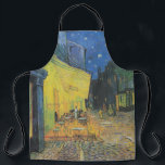 Vincent Van Gogh Cafe Terrace At Night Fine Art Apron<br><div class="desc">This painting of colourful outdoor view is a picturesque work, the vision of a relaxed spectator who enjoys the charm of his surrounding without any moral concern. The colour is more profuse and the eye wanders along the steeped or dove-tailed edges of neighbouring areas - irregular shapes fitted to each...</div>