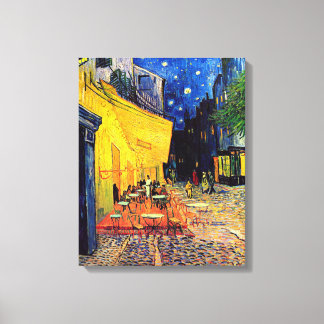 Vincent Van Gogh - Cafe Terrace At Night Fine Art Canvas Print