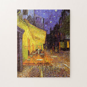 Vincent Van Gogh Cafe Terrace At Night Fine Art Jigsaw Puzzle